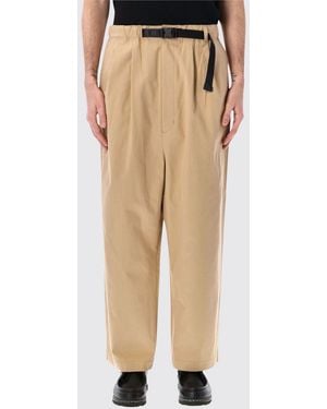 Comme des Garçons Comme Des GarÇ Ons Wide-Leg Cotton Trousers With Drawstring Waist - Natural