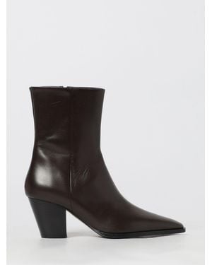 Aeyde Flat Ankle Boot - Black