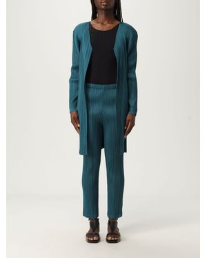 Pleats Please Issey Miyake Cardigan - Blu