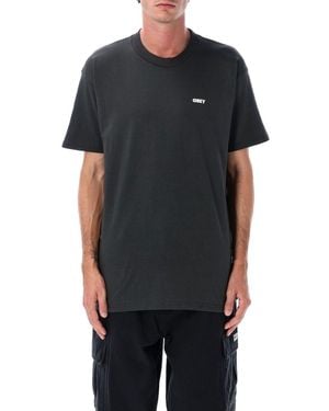Obey T-Shirt Herren - Schwarz