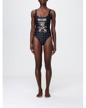 Moschino Teddy One-Piece Swimsuit - Red