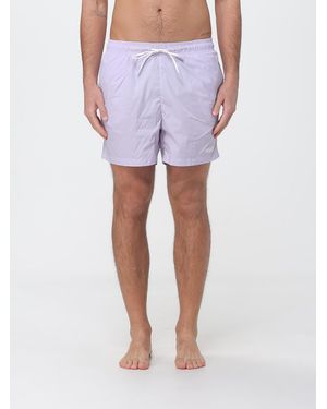 HUGO Polyester Boxer Swim Trunks - Purple