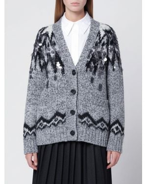 Roberto Collina Cardigan Femme - Gris