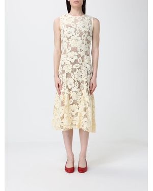 Self-Portrait Lace Midi Dress - White