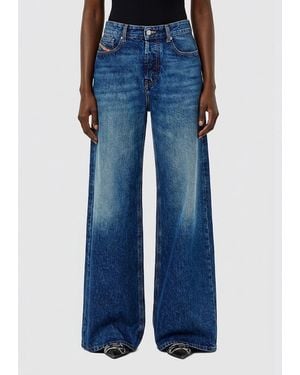DIESEL Vaqueros 1996 D-Sire Anchos De Tiro Bajo En Denim De Algodón - Azul
