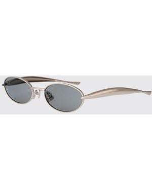 Bottega Veneta Sardine Metal Sunglasses - White