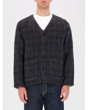 Our Legacy Tartan Wool Blend Cardigan - Blue