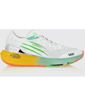 Philipp Plein Atomic Speed Crochet Knit Trainers - Green