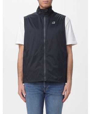 K-Way Croixer Travel Nylon Vest With Logo - Blue