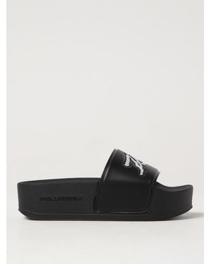 KARL LAGERFELD Wedge Shoes - Black