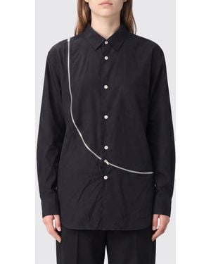 Comme des Garçons Long-Sleeved Shirt With Graphic Print - Blue