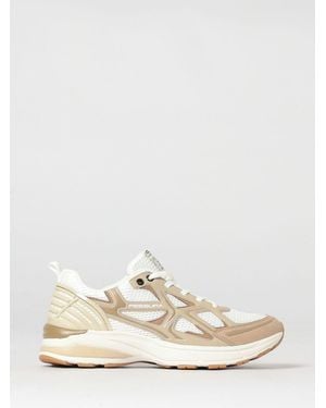 Fessura City 01 Mesh And Rubber Trainers - Natural