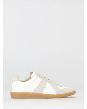 Maison Margiela Replica Leather Sneakers - White