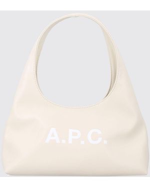 A.P.C. Ninon Synthetic Leather Bag - Natural