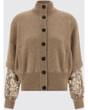 Brunello Cucinelli Cardigan - Natural
