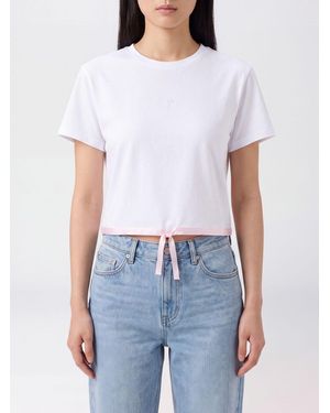 Repetto Stretch Cotton T-Shirt With Bow Appliqué And Embroidery - White