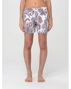 Etro Costume Da Bagno Paisley - Bianco