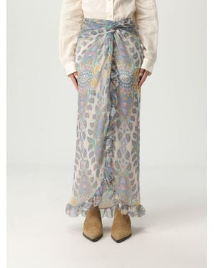 Etro Gonna Pareo Paisley - Grigio