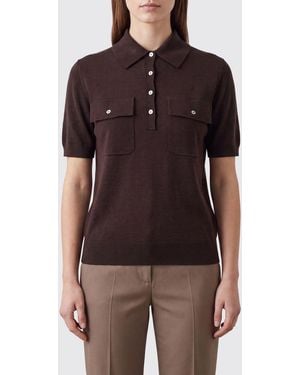 P.A.R.O.S.H. Polo Slim Fit - Marrone