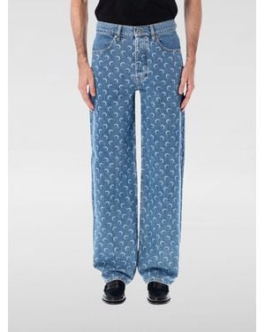 Marine Serre Jeans Hombre - Azul