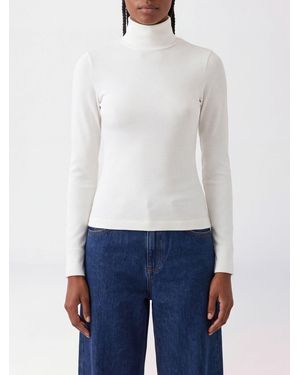 Perfect Moment Slim Fit Cashmere And Modal Blend Turtleneck Sweater - White