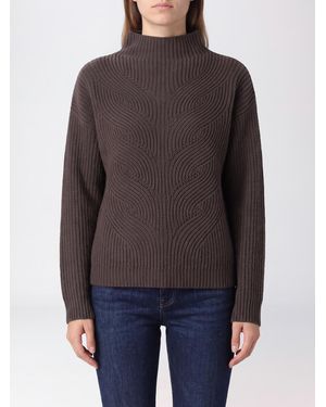 Herno Pure Wool Turtleneck Jumper With Dropped Shoulders And Funnel Neck - Grey