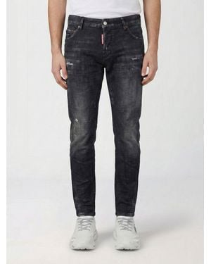 DSquared² Twist Slim Fit Jeans - Blue