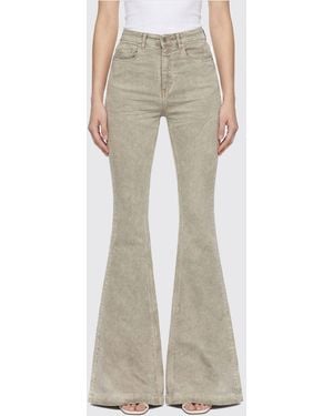 Rick Owens Flared Jeans - Natural