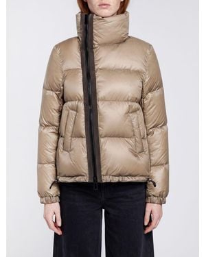 SACAI X CARHARTT WIP Double-Breasted Short Puffer Jacket - Natural