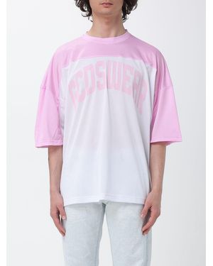 Gcds Oversized Polyester T-Shirt With Logo - White