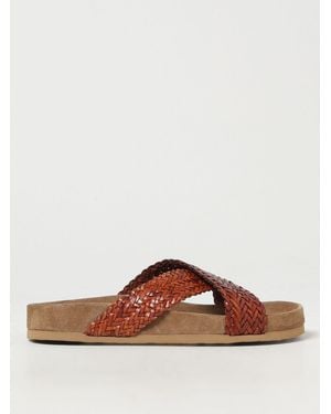 Dragon Diffusion Flat Sandals - Brown