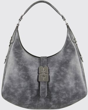 Ganni Shoulder Bag - Gray