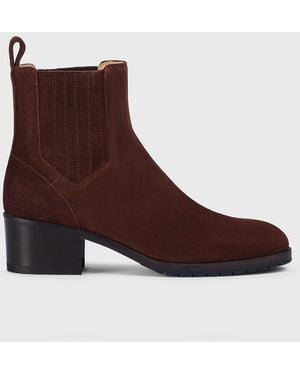Doucal's Suede Ankle Boots - Brown