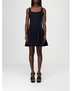 Versace Jeans Couture Stretch Cotton Mini Dress - Blue
