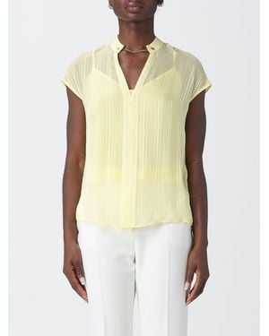 Liu Jo Viscose Blouse With Jewel Detail - Natural