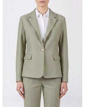 Circolo 1901 Single Breasted Cotton Blazer - Green