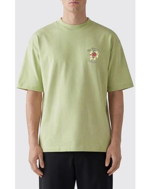 Drole de Monsieur Printed Cotton T-Shirt - Green