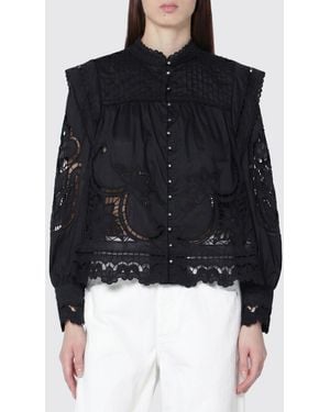 FARM Rio Cotton Richelieu Shirt - Black
