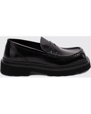 Dolce & Gabbana Leather Moccasins - Black