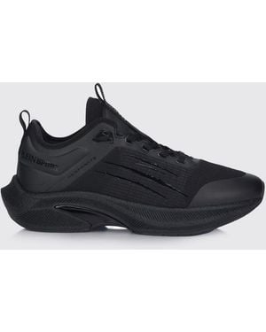 Philipp Plein Ps/Sprint-78 Mesh And Rubber Trainers - Black