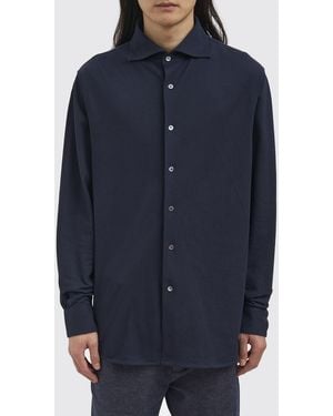 Paolo Pecora Classic Poplin Shirt - Blue