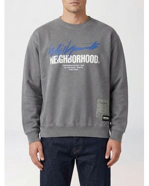 Yohji Yamamoto Neighborhood X Printed Cotton Sweatshirt - Grey