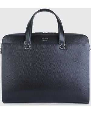 Blue Ferragamo Briefcases and laptop bags for Men | Lyst