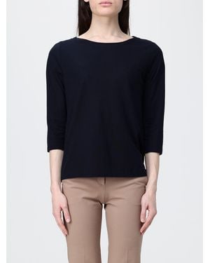 Zanone Viscose Crew Neck Jumper - Blue