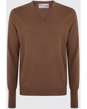 Ballantyne Sweater - Brown