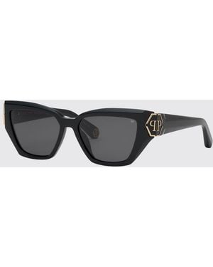 Philipp Plein Brave Acetate Sunglasses - Grey