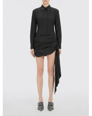 GIUSEPPE DI MORABITO Cotton Shirtdress - Black