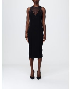 Elisabetta Franchi Viscose And Cotton Dress - Black