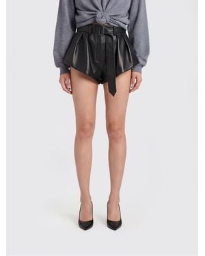 Magda Butrym Pantalones Cortos Mujer - Negro