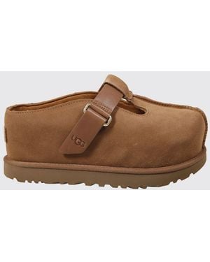 UGG Goldenstar Hi Suede Sabots - Brown